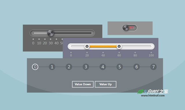 jQuery多功能滑块插件r-slider.js